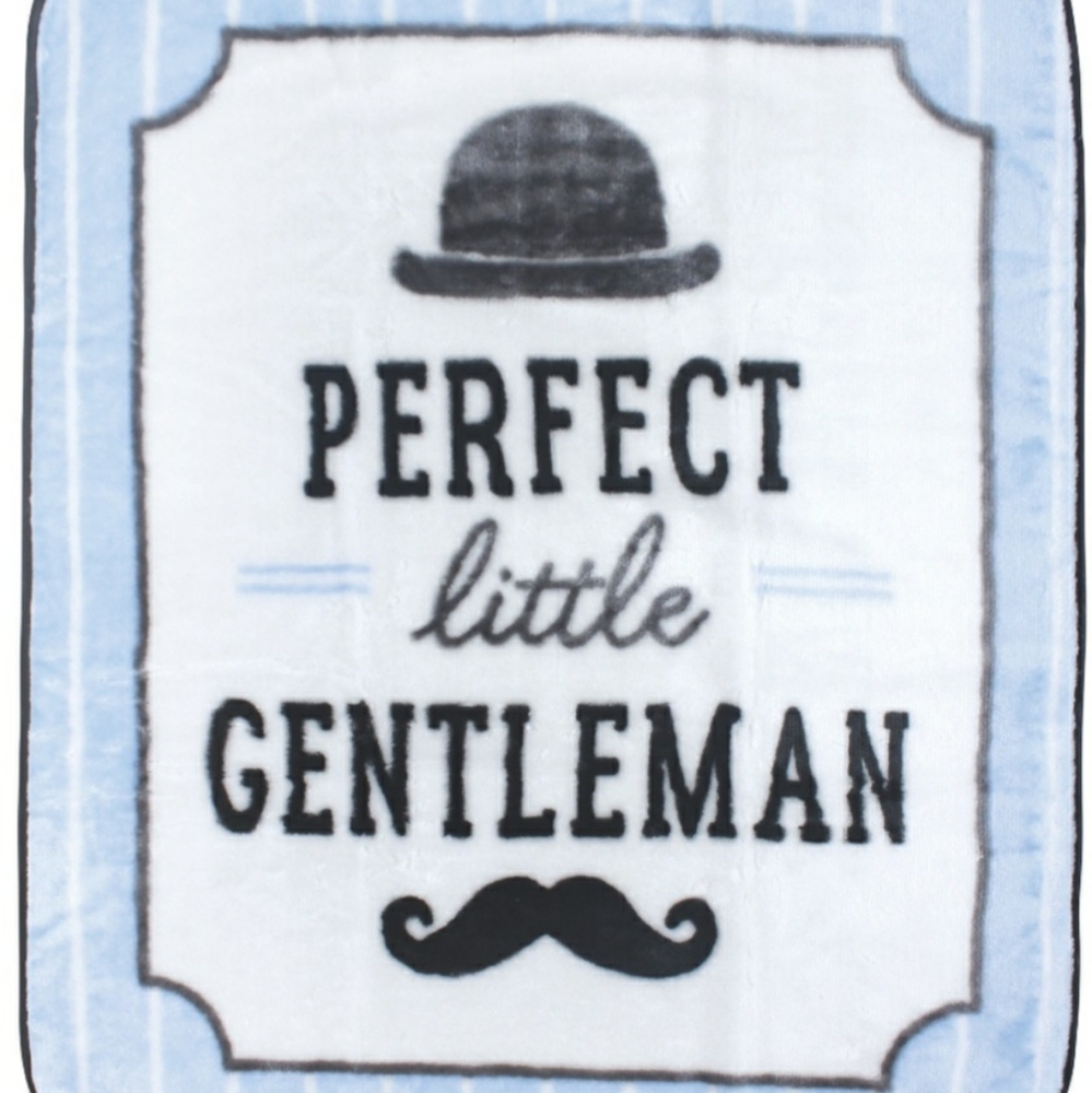 New Hudson Baby Plush "Perfect Gentleman" Blanket